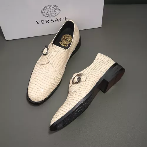 Cheap Versace Leather Shoes For Men #1331304, $$85.00 USD On Versace Leather Shoes