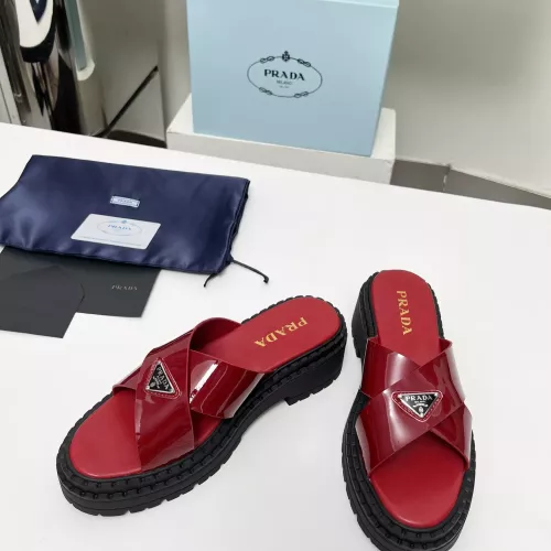 Replica Prada Slippers For Women #1331356 $82.00 USD for Wholesale