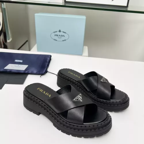 Replica Prada Slippers For Women #1331358 $82.00 USD for Wholesale