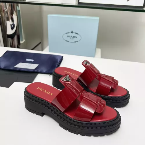 Replica Prada Slippers For Women #1331362 $82.00 USD for Wholesale