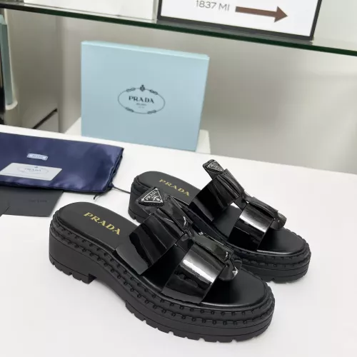 Replica Prada Slippers For Women #1331363 $82.00 USD for Wholesale