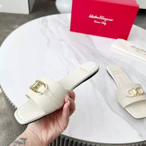 Replica Salvatore Ferragamo Slippers For Women #1331366 $82.00 USD for Wholesale