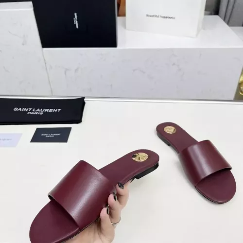 Replica Yves Saint Laurent YSL Slippers For Women #1331375 $85.00 USD for Wholesale