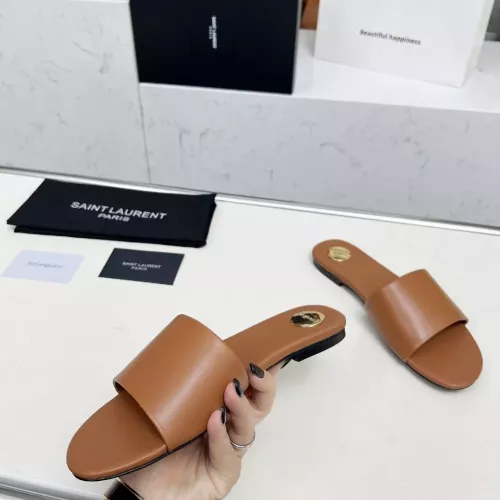Replica Yves Saint Laurent YSL Slippers For Women #1331378 $85.00 USD for Wholesale