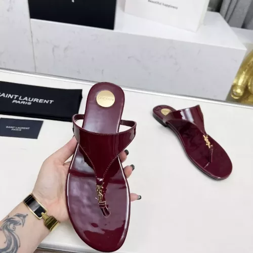 Replica Yves Saint Laurent YSL Slippers For Women #1331383 $85.00 USD for Wholesale