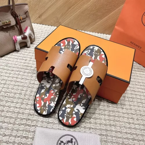 Replica Hermes Slippers For Men #1331449 $100.00 USD for Wholesale