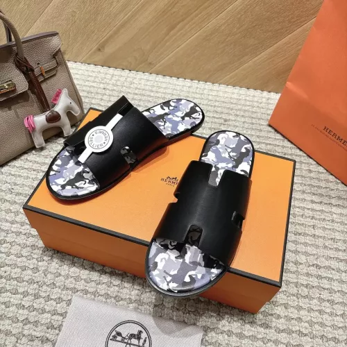 Replica Hermes Slippers For Men #1331451 $100.00 USD for Wholesale