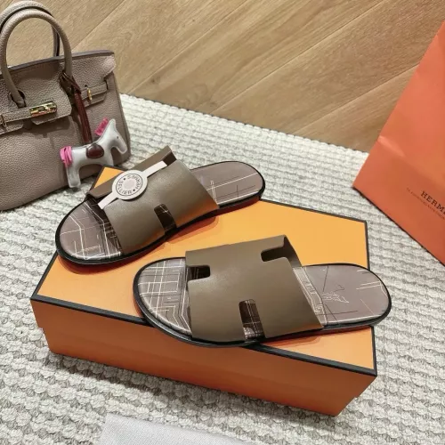 Replica Hermes Slippers For Men #1331452 $100.00 USD for Wholesale