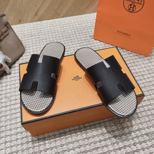 Replica Hermes Slippers For Men #1331453 $100.00 USD for Wholesale