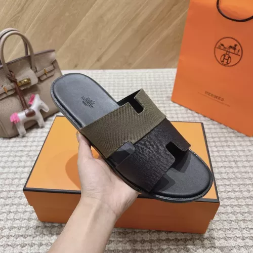 Replica Hermes Slippers For Men #1331456 $100.00 USD for Wholesale