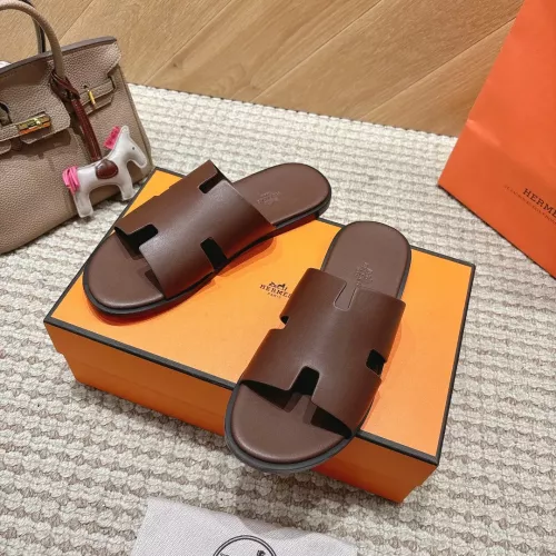 Replica Hermes Slippers For Men #1331470 $100.00 USD for Wholesale