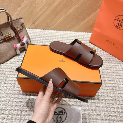 Replica Hermes Slippers For Men #1331470 $100.00 USD for Wholesale