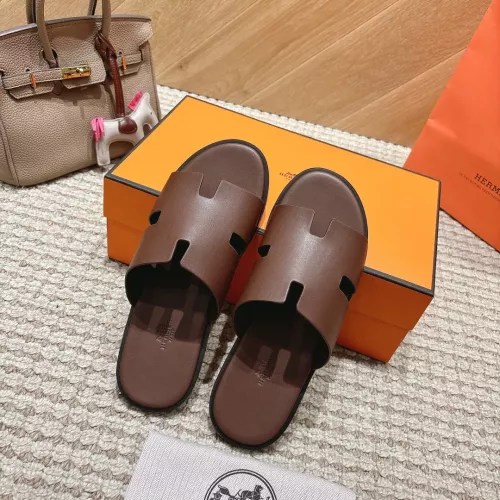 Replica Hermes Slippers For Men #1331470 $100.00 USD for Wholesale