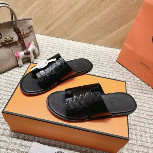 Replica Hermes Slippers For Men #1331473 $100.00 USD for Wholesale