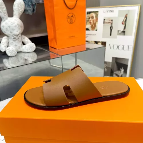 Replica Hermes Slippers For Men #1331489 $100.00 USD for Wholesale