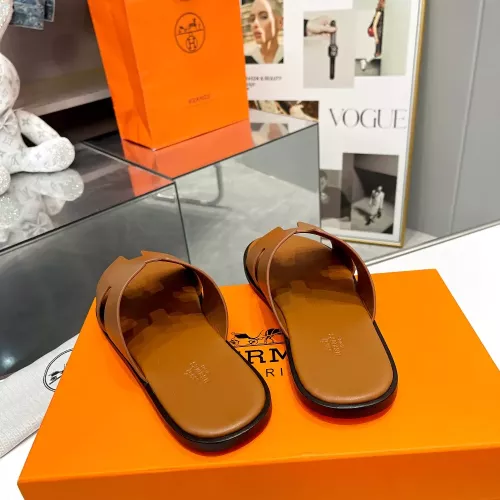 Replica Hermes Slippers For Men #1331489 $100.00 USD for Wholesale