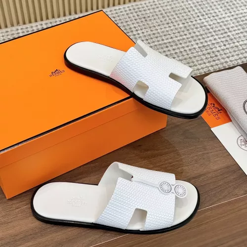 Replica Hermes Slippers For Men #1331491 $98.00 USD for Wholesale