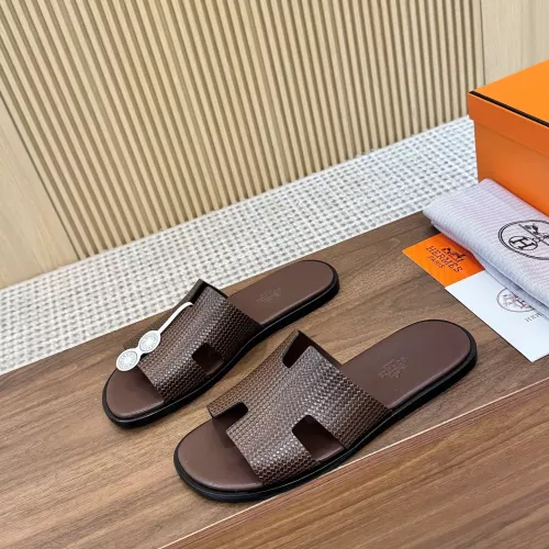 Replica Hermes Slippers For Men #1331492 $98.00 USD for Wholesale