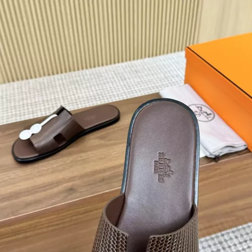 Replica Hermes Slippers For Men #1331492 $98.00 USD for Wholesale