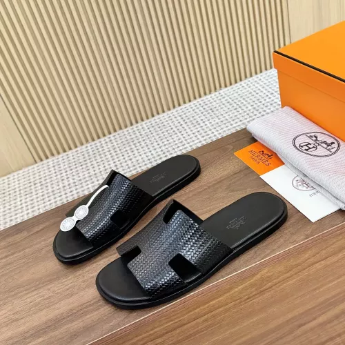 Replica Hermes Slippers For Men #1331493 $98.00 USD for Wholesale