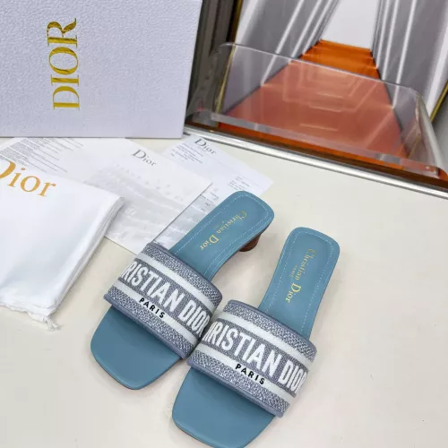 Replica Christian Dior Slippers For Women #1331601 $82.00 USD for Wholesale