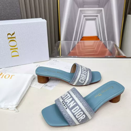 Replica Christian Dior Slippers For Women #1331601 $82.00 USD for Wholesale