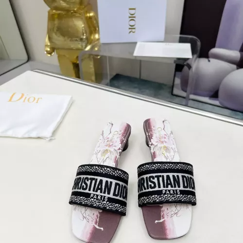 Replica Christian Dior Slippers For Women #1331602 $82.00 USD for Wholesale