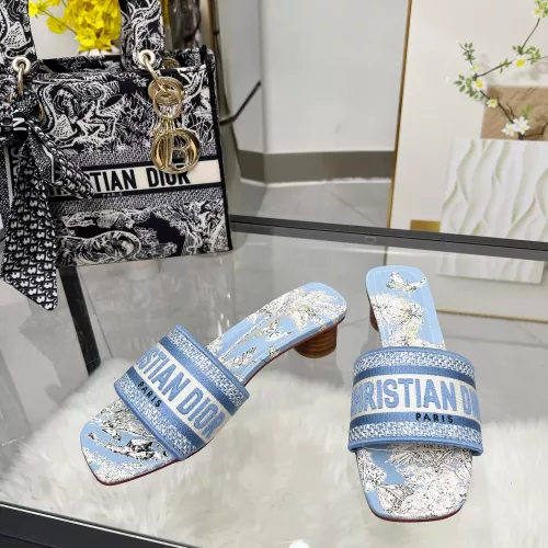 Replica Christian Dior Slippers For Women #1331610 $82.00 USD for Wholesale