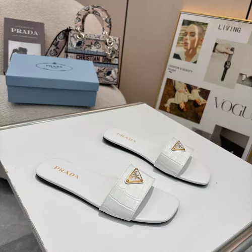 Replica Prada Slippers For Women #1331638 $80.00 USD for Wholesale
