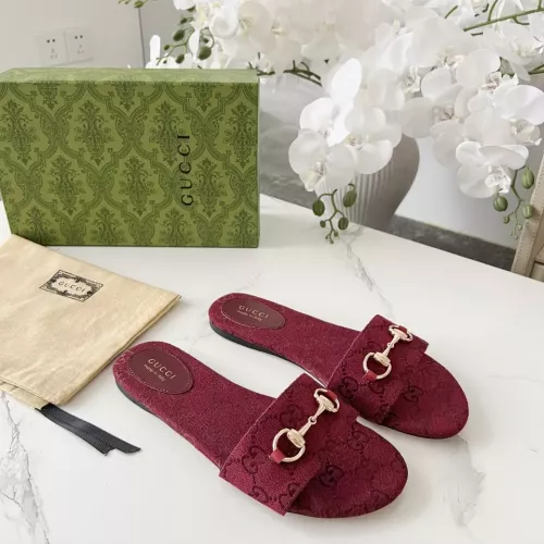 Replica Gucci Slippers For Women #1331640 $82.00 USD for Wholesale