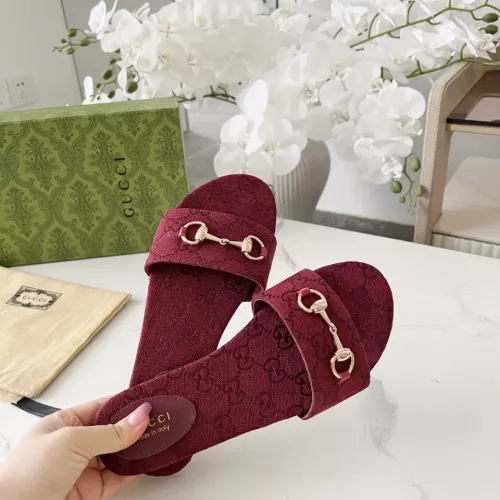 Replica Gucci Slippers For Women #1331640 $82.00 USD for Wholesale
