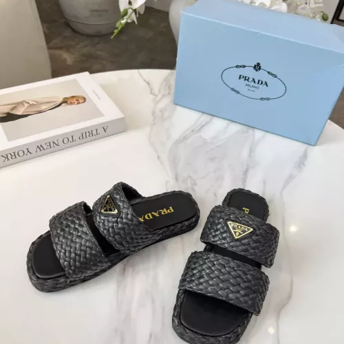 Replica Prada Slippers For Women #1331673 $82.00 USD for Wholesale