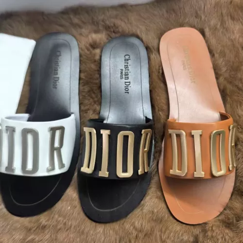 Replica Christian Dior Slippers For Women #1331702 $56.00 USD for Wholesale