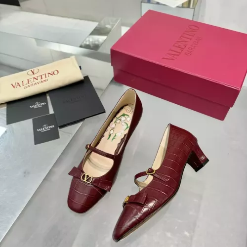 Cheap Valentino High-Heeled Shoes For Women #1331706, $$108.00 USD On Valentino High-Heeled Shoes