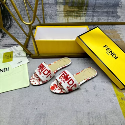 Replica Fendi Slippers For Women #1331715 $82.00 USD for Wholesale
