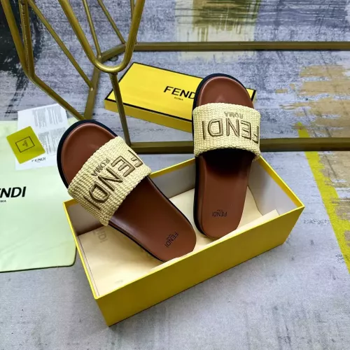 Replica Fendi Slippers For Women #1331724 $76.00 USD for Wholesale
