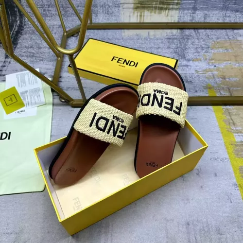 Replica Fendi Slippers For Women #1331725 $76.00 USD for Wholesale
