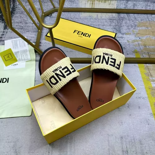 Replica Fendi Slippers For Women #1331725 $76.00 USD for Wholesale