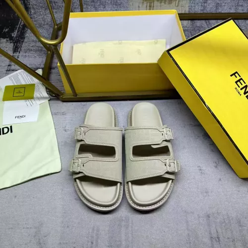 Replica Fendi Slippers For Men #1331727 $80.00 USD for Wholesale