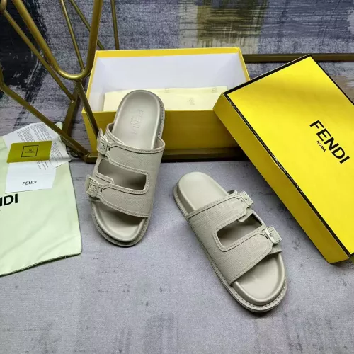 Replica Fendi Slippers For Men #1331727 $80.00 USD for Wholesale