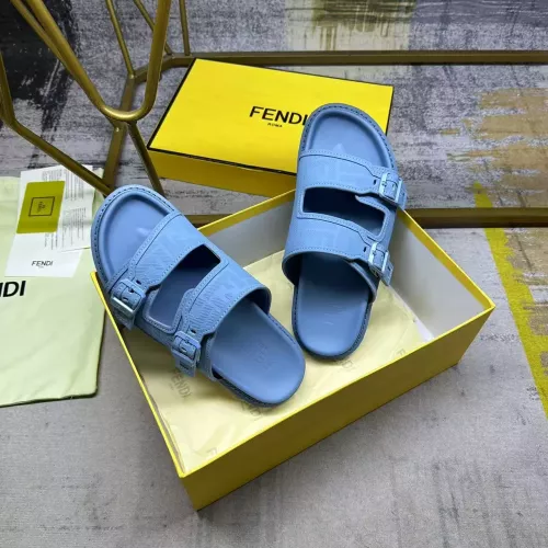 Replica Fendi Slippers For Men #1331729 $80.00 USD for Wholesale