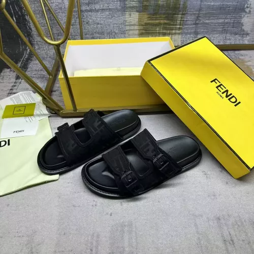 Replica Fendi Slippers For Men #1331731 $80.00 USD for Wholesale