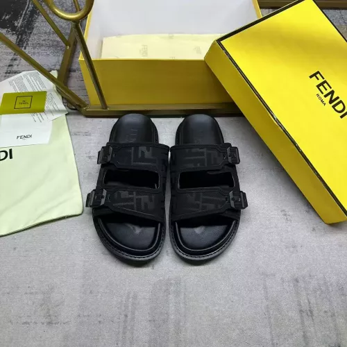 Replica Fendi Slippers For Men #1331731 $80.00 USD for Wholesale