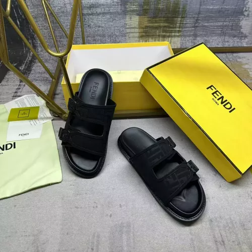 Replica Fendi Slippers For Men #1331731 $80.00 USD for Wholesale
