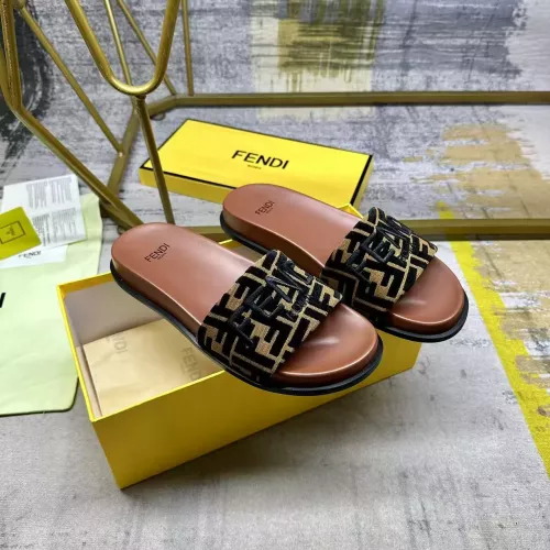 Replica Fendi Slippers For Men #1331733 $76.00 USD for Wholesale