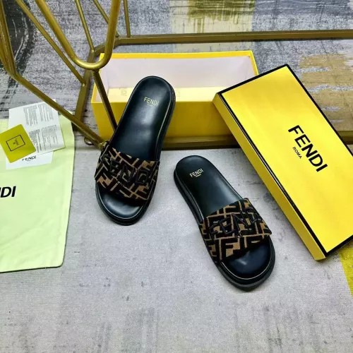 Replica Fendi Slippers For Men #1331735 $76.00 USD for Wholesale