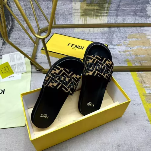 Replica Fendi Slippers For Men #1331735 $76.00 USD for Wholesale