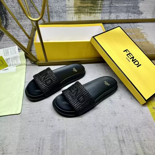 Replica Fendi Slippers For Men #1331737 $76.00 USD for Wholesale