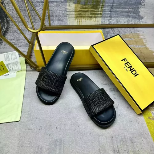 Replica Fendi Slippers For Men #1331737 $76.00 USD for Wholesale
