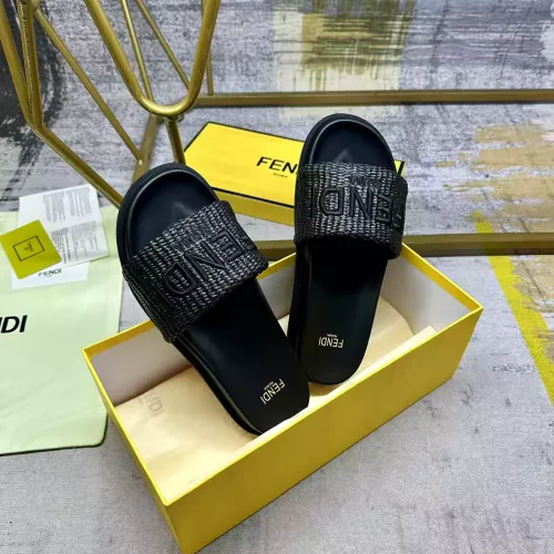 Replica Fendi Slippers For Men #1331737 $76.00 USD for Wholesale
